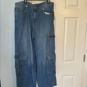 Wild Fable Blue Wide Leg Jeans